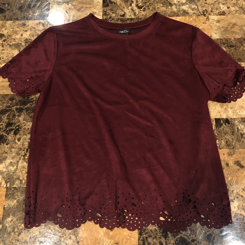Rue21 velvet top